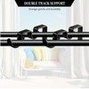 Recogwood 2Pcs Curtain Rod Bracket, Heavy Duty Wall Mounted Double