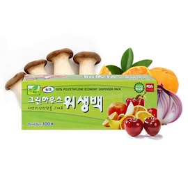 Greenhouse sanitary bag 25x35 (medium) 100 sheets, Greenhouse sanitary bag 25x35 (medium) 100 sheets, 50 pieces / 그린하우스 위생백 25x35(중) 100매, 그린하우스 위생백 25x35(중) 100매, 50개