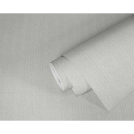 CONCORD WALLCOVERINGS ™ Sample for Display Purpose only Fabric Modern Plains Textured Wallpaper Featuring Plain, Metallic Silver, 7in x 10in; 354521