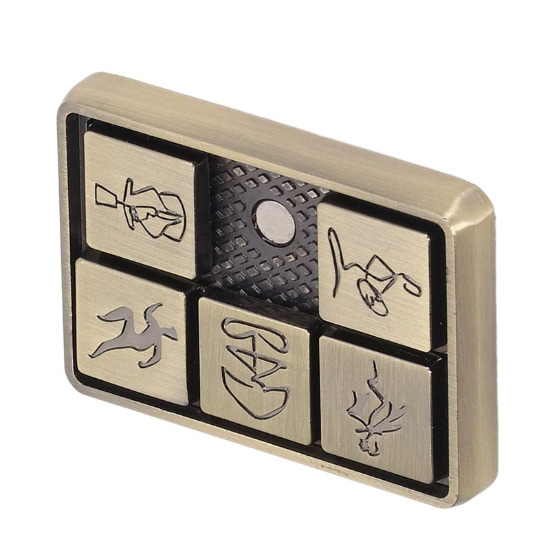 Metal Sliding Toy Special Patterns ​Relieve Stress Anxiety Fingertip Push