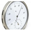Fischer 186TH-01 Thermo-Hygrometer 160 mm Bimetal Thermometer and Hygrometer Stainless