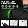 OMKHE Rechargeable LED Armband for Running(2 Pack), Light Up LED