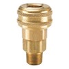 Parker Hannifin B32 Series 30 Brass Pneumatic Quick Coupler, Male