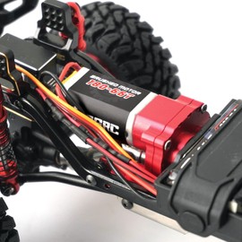 OGRC 180 Brushed 66T Motor with 11T Stainless Steel Pinion for TRX4M 1/18 RC Crawler Car Upgrade
