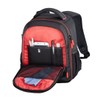Hama Miami Camera Backpack, 150, Black/Red, Black, 33 x 25