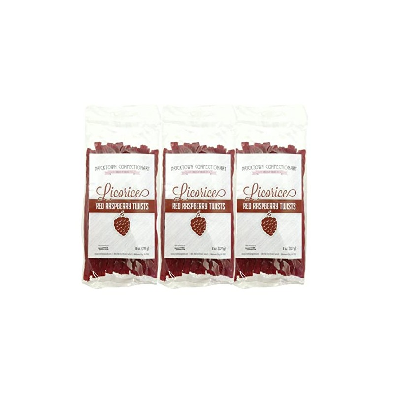 Red Raspberry Licorice - 3 PACK - FAT FREE Old