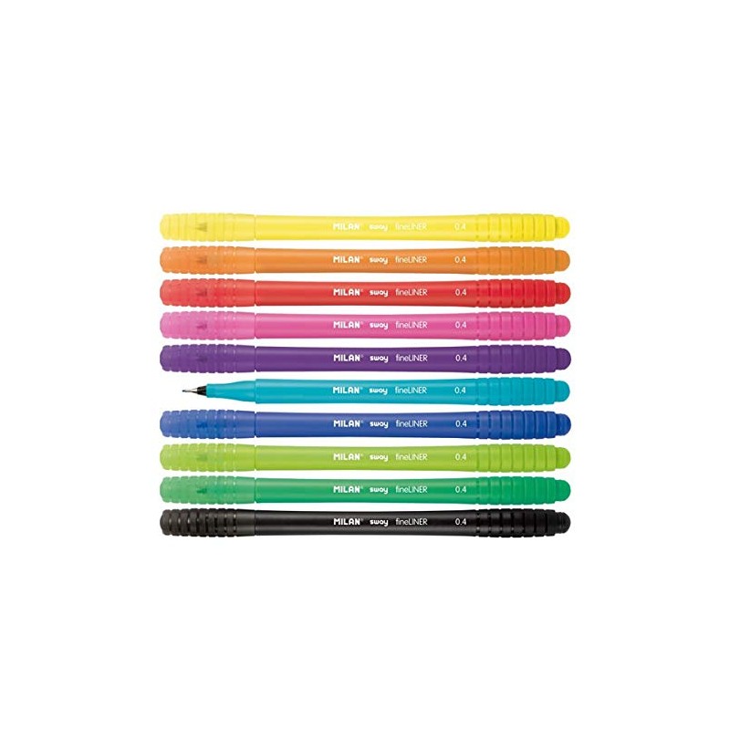 MILAN Case of 10 Fine Point Fineliner Pens