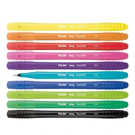 MILAN Case of 10 Fine Point Fineliner Pens