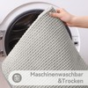 Homaxy Chenille Bathroom Rug, Soft Bath Mat, Non-Slip, Washable Bath