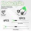6 Packs Extendable Fishing Rod Holder for Ground Rack, Adjustable