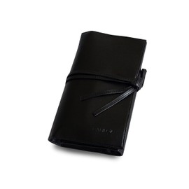 Lady De Professional 14-Piece Cosmetic Brush Set with Leather Pouch (Set of 14 Brushes and 1 Leather Pouch Black)