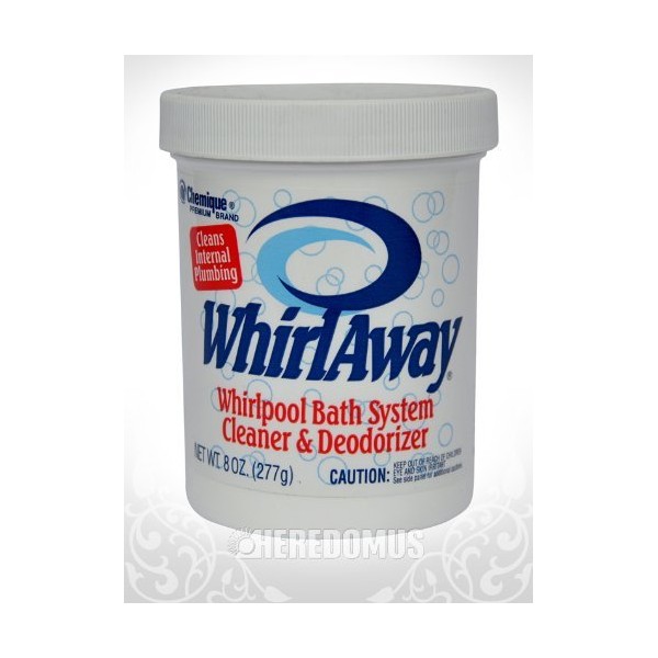WHIRLAWAY Whirlpool Bath System Cleaner and Deodorizer, Hot Tubs & Spas, 8 oz