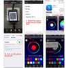 Mecerypt 6 in 1 RGB LED Atmosphere Car Light Interior
