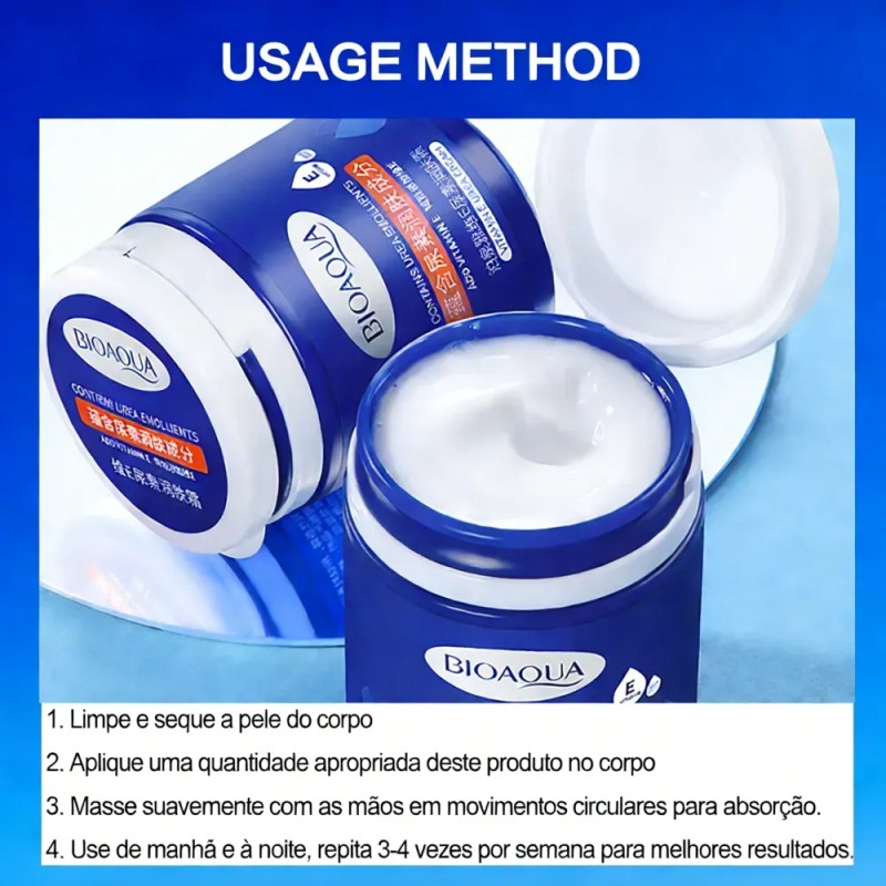 Crema Hidratante Para Pies Y Cuerpo Con Vitamina E Y
