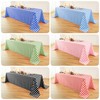 Essifunia Waterproof Checkered Tablecloth Runner Fabric - Rectangle 12x108 Inch