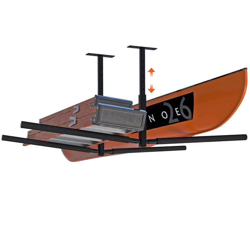 TRUSOON Double Kayak/Ladder Ceiling Storage Rack, Hi Port 2 Ladder