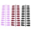 Minkissy 72pcs Pointed False Nails for Women Artificial Nail Tips