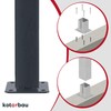 Kotarbau® Post Anchor 60 x 40 mm Post Shoe Fence
