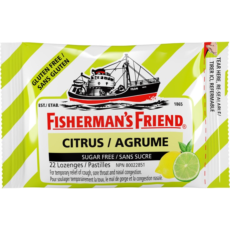 Fisherman`s Friend Sugar Free Citrus - 8 Packs