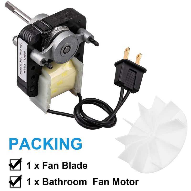 Siasky Universal Bathroom Vent Exhaust Fan Motor Replacement Motors Kit,