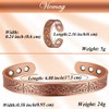 Vicmag Copper Magnetic Bracelet for Women Men 3500 Gauss Magnets