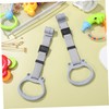 KOMBIUDA 2 Pcs Adjustable Pull Up Rings for Playpen Safe