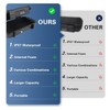 RUNTOO MU Portable Safe Box, Security Lock Case with 4-Digit