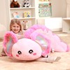 IKASA Giant Axolotl Stuffed Animal Plush Toy,Large Big Jumbo Soft