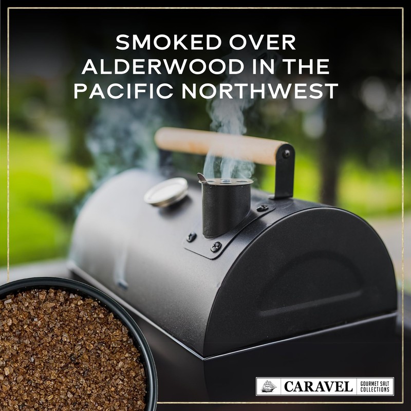 Smoked Alderwood Sea Salt for Cooking or Finishing – Alderwood