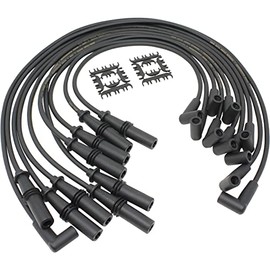 AIP Electronics Dragon Fire Direct Fit OEM Replacement Spark Plug Wire Set Compatible with 1990-2003 Dodge Ram 1500 2500 and 3500 Truck Van 5.2L 5.9L V8 OEM Fit PWJ105-OES