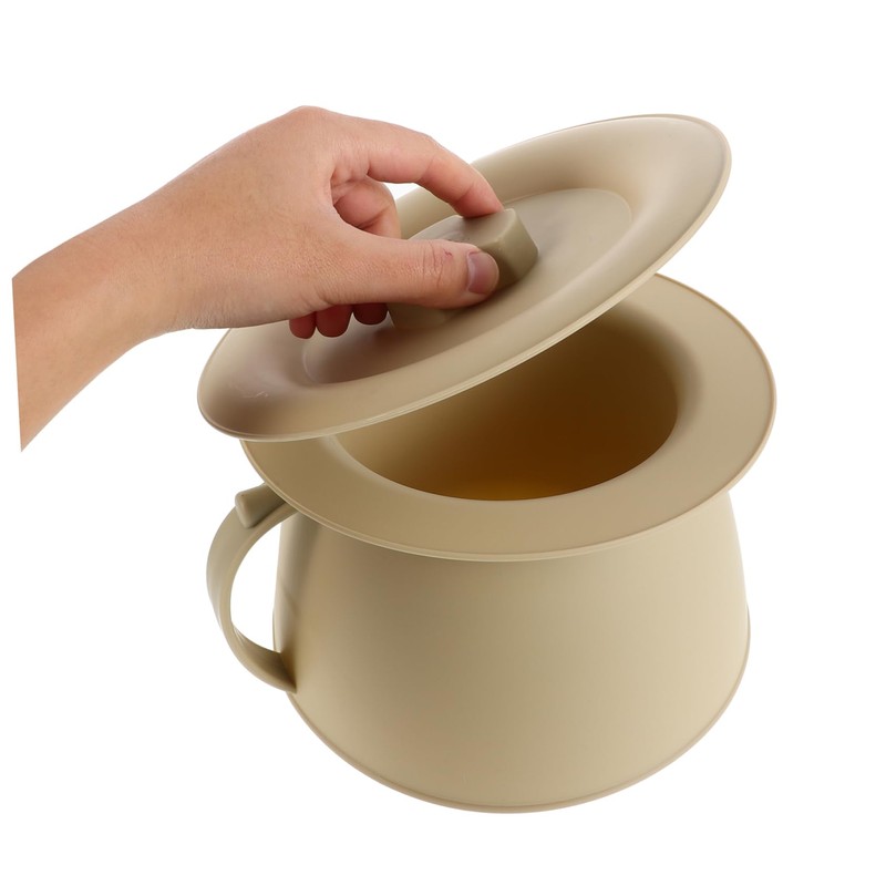 NOLITOY Bedside Pee Bucket Cover Children's Potty Elderly Urinal Portable
