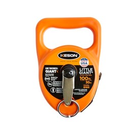 Keson G100 Little Giant Chalk Line Reel, 12-Ounce Chalk Capacity, 100-Foot