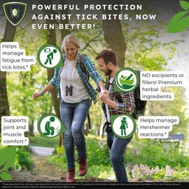Zenmen Tick Immune Support Supplement - Improved Formula - Japanese Knotweed, Cat's Claw, Chinese Skullcap, Cryptolepis Sanguinolenta, Sweet Wormwood - 90 Vegan Capsules, Made in The USA