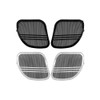 MACHSWON Motorcycle Tri-Line Speaker Grills, Front Fairing Speaker Cover, 2015-2022