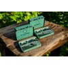 TINIT Fishing Tin Tackle Bait Box Gift Metal Mens Dad