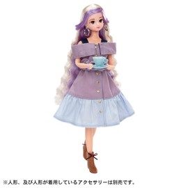 Takara Tomy Licca Takara Tomy "Licca-chan Dress #Licca #Chill Cafe Time Wear" Dress-up Doll Play Play Toy 3 Years and Up Passed Toy Safety Standards ST Mark Certified