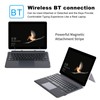 Tablet Keyboard Ergonomic Portable Bluetooth Tablet Leather Case Keyboard for
