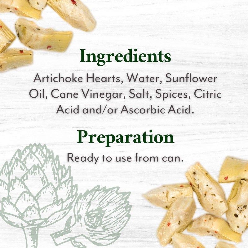 Roland Foods Marinated Quartered Artichoke Hearts, Specialty Imported Food, 5