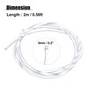 X AUTOHAUX 5mm 0.2" 2m 6.56ft Universal PMMA Plastic Optic