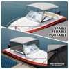 GarveeLife 3 Bow Boat Bimini Top with 2 Removable Side