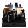 Fengligoo Black Cologne Organizer for Men - 4 Tier Wooden