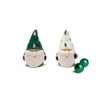 Excelsa Green Winter Set Sale e Pepe in Ceramica, Gnomi