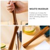 Wooden Cocktail Muddler Ice Crusher: Ice Hammer Mallet Bar Tool