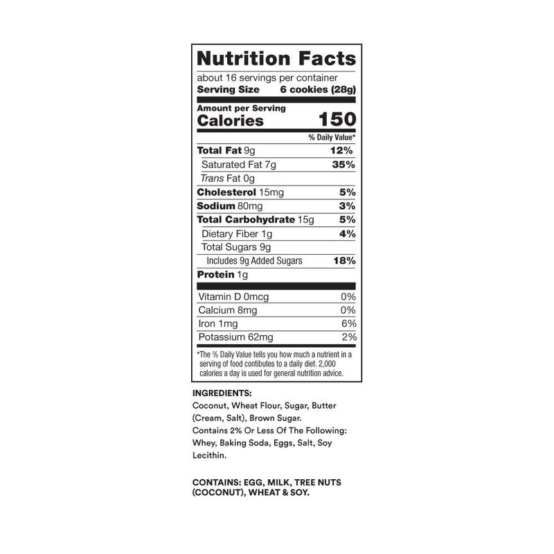 Thinsters Cookie Thins Cookies, Toasted Coconut, 16oz (Pack Of 2),