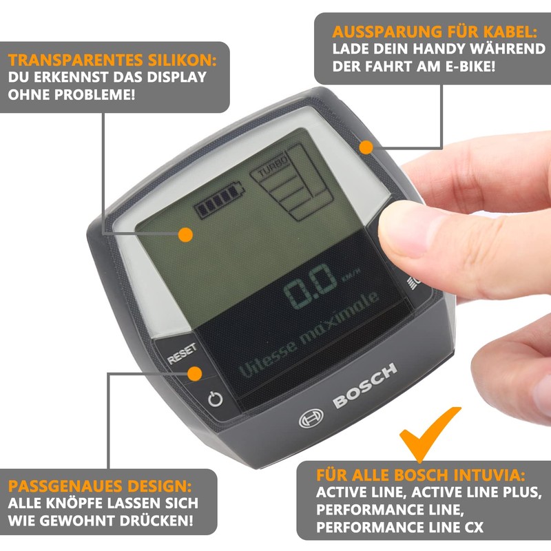 Pack of 2 Transparent Hard Shell Protective Case for Bosch