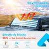 Car Sun Shade for Windshield Compatible with Hummer EV 2022
