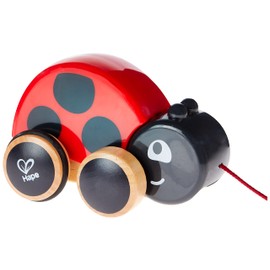 Hape Marie Wooden Pull Along Beetle Toy for Children from 12 Months