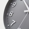 HZDHCLH 30 cm Silent Wall Clock Sweeping Second with Arabic