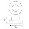 31-01 Sliding Door Fitting Shower Door 17 mm