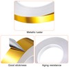 Zonon 3 Sizes Gold Self Adhesive Polyester Film Tape, Gold